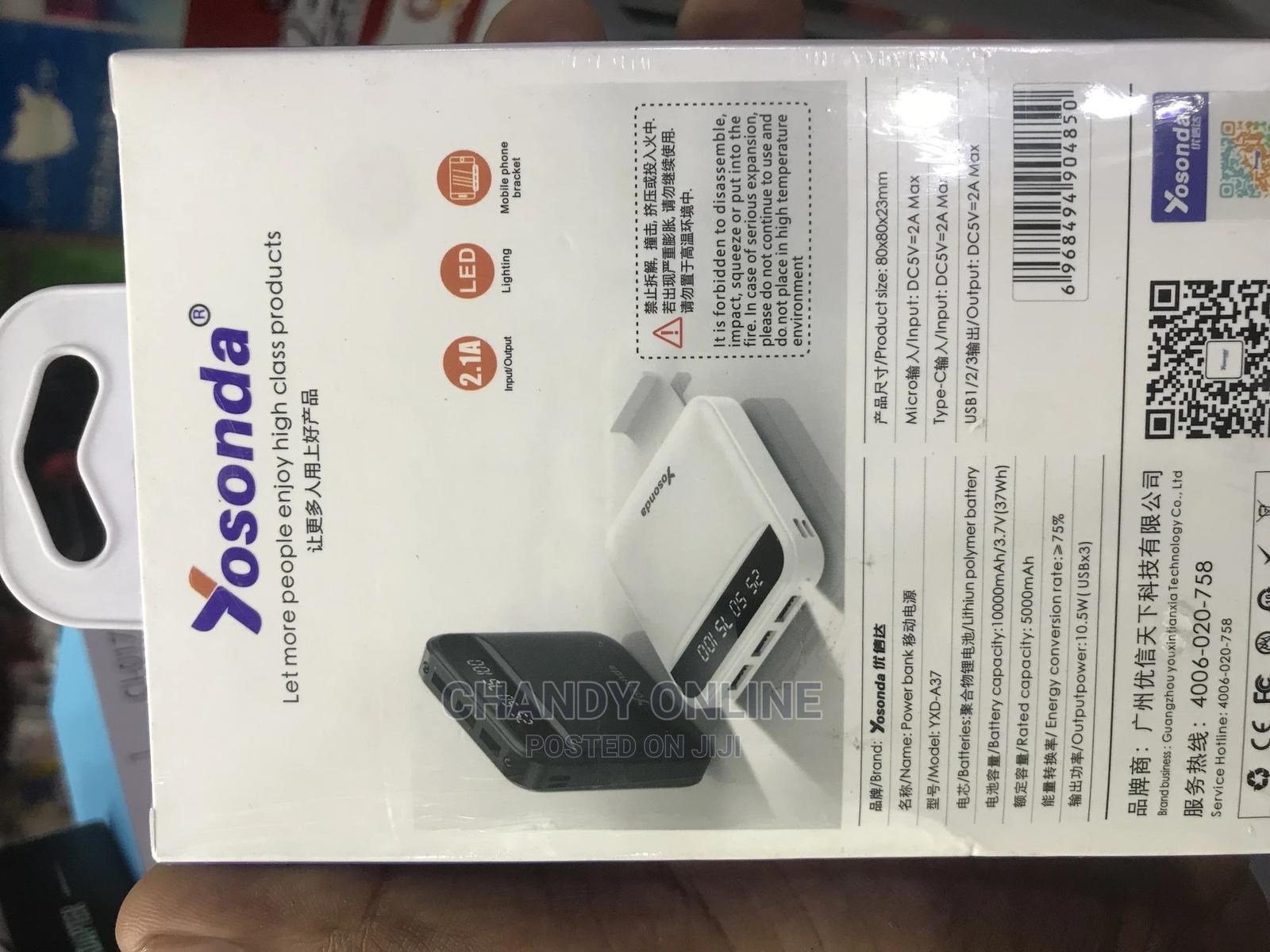 Yosonda Power Bank With 10000 Mah in Ilala Accessories for Mobile