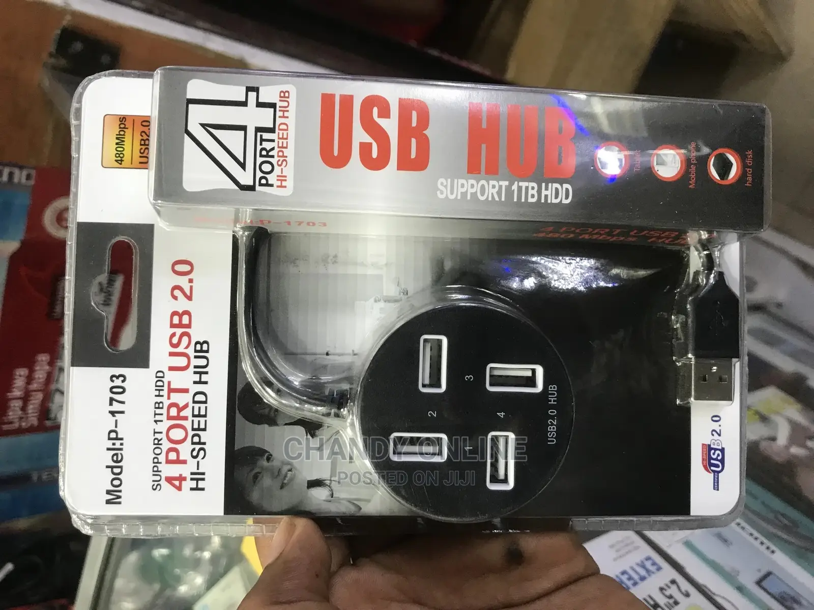 SABRENT 4-Port USB 2.0 Data Hub