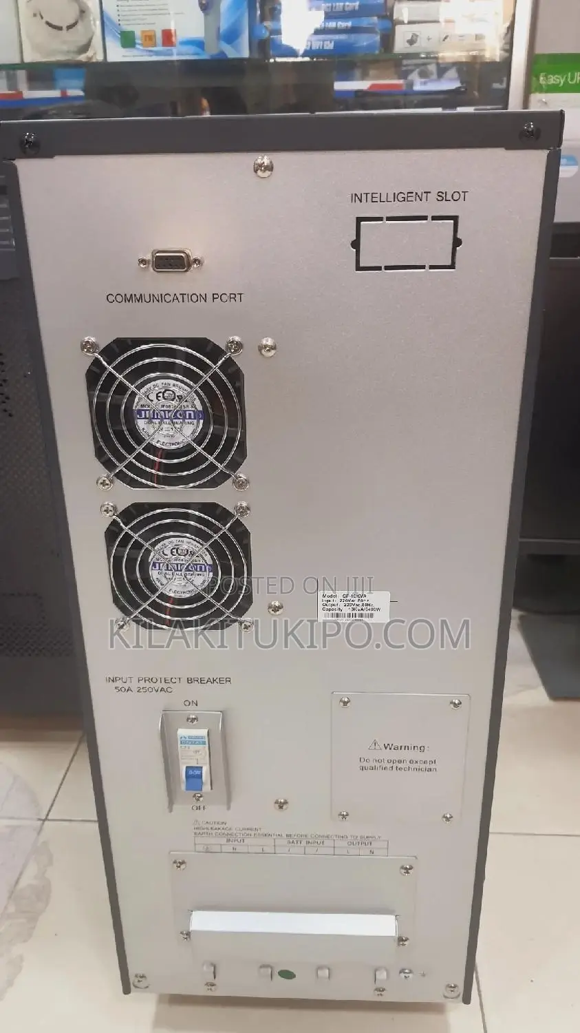Backup System Capacity 10kva/6400w