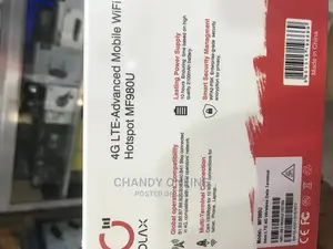 4G LTE-ADVANCED MOBILE Wi Fi Hotspot MF980U - Dar Es Salaam