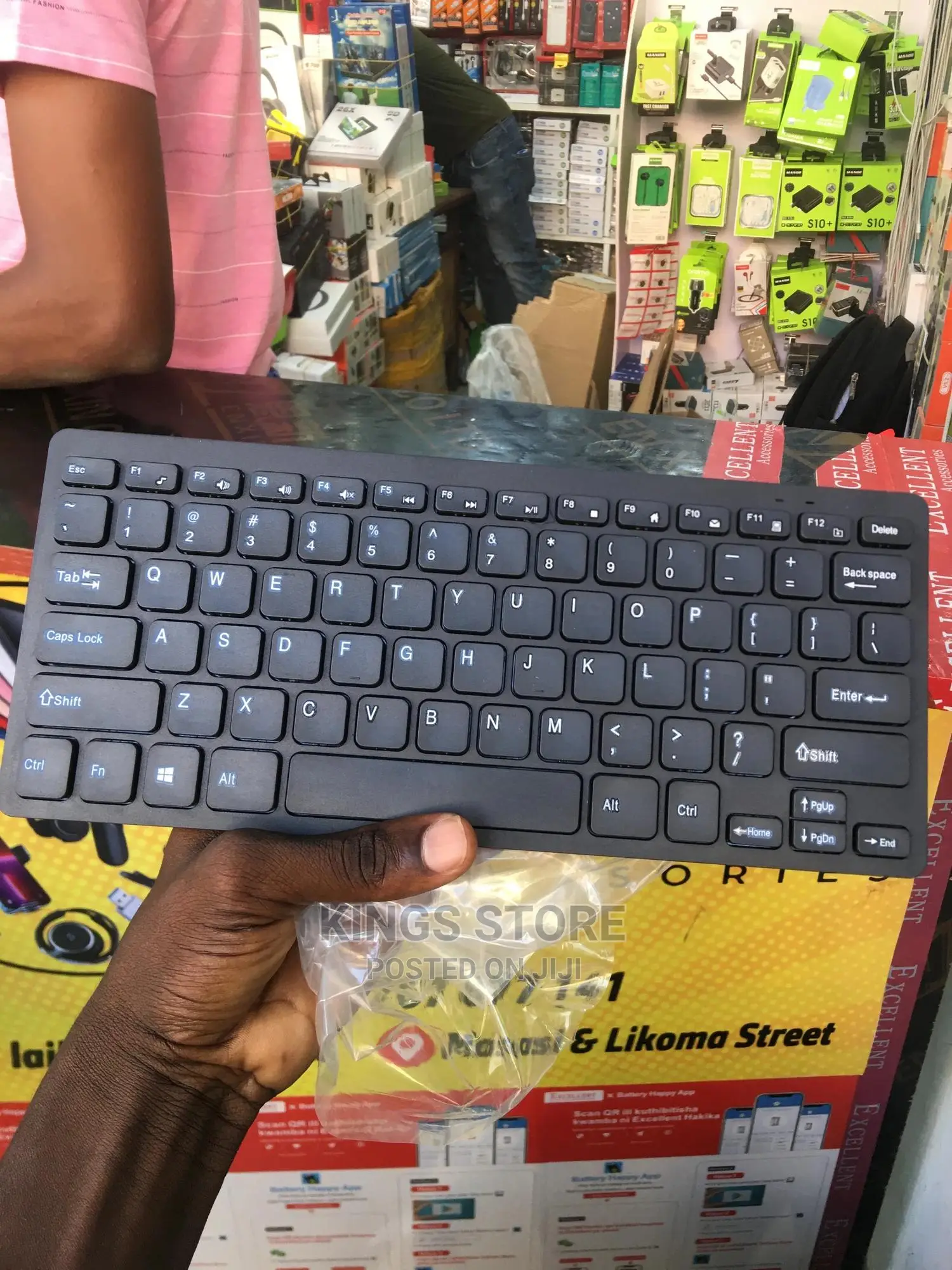 Mini Wireless Keyboard Mouse