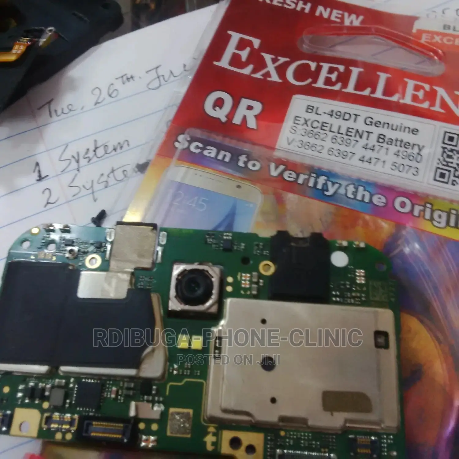 Original Battery Yenye Warranty Ya Miezi Kumi Na Mbili
