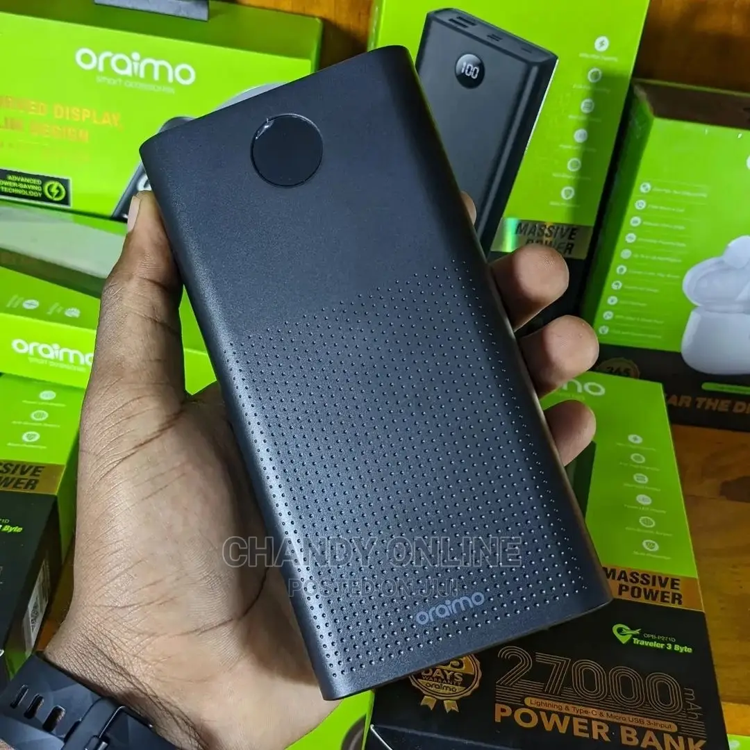 Oraimo Compact 10000 Mah Ultra Slim Fast Charging Power Bank
