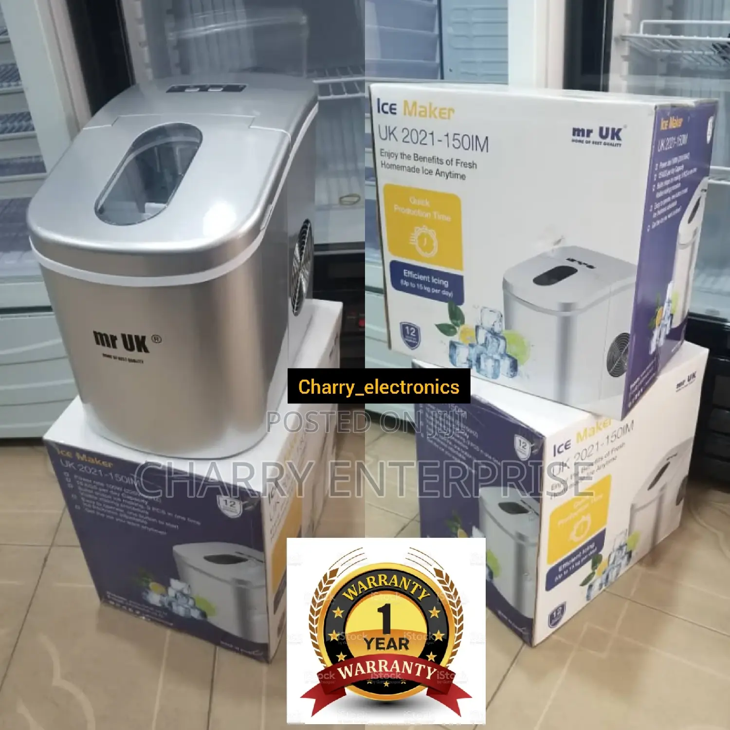 🪵ICE Maker 
15kg