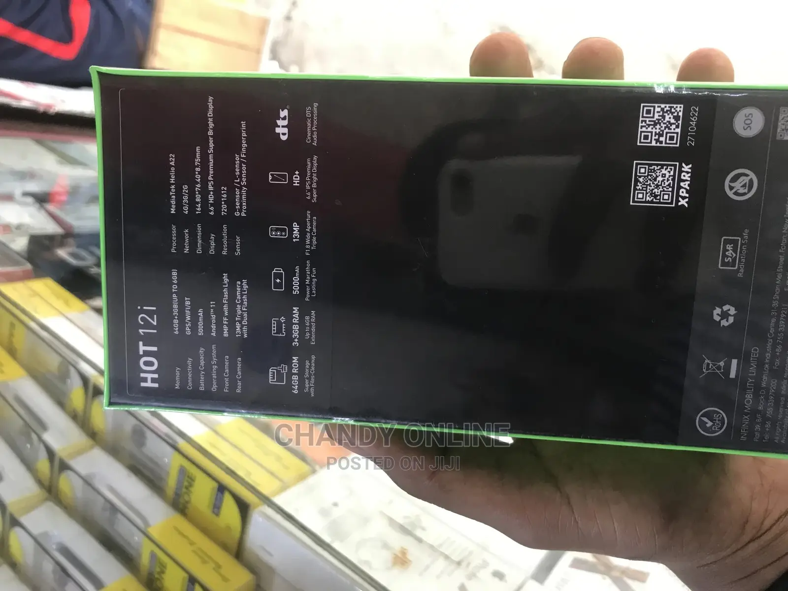New Infinix Hot 12i 64 GB Blue