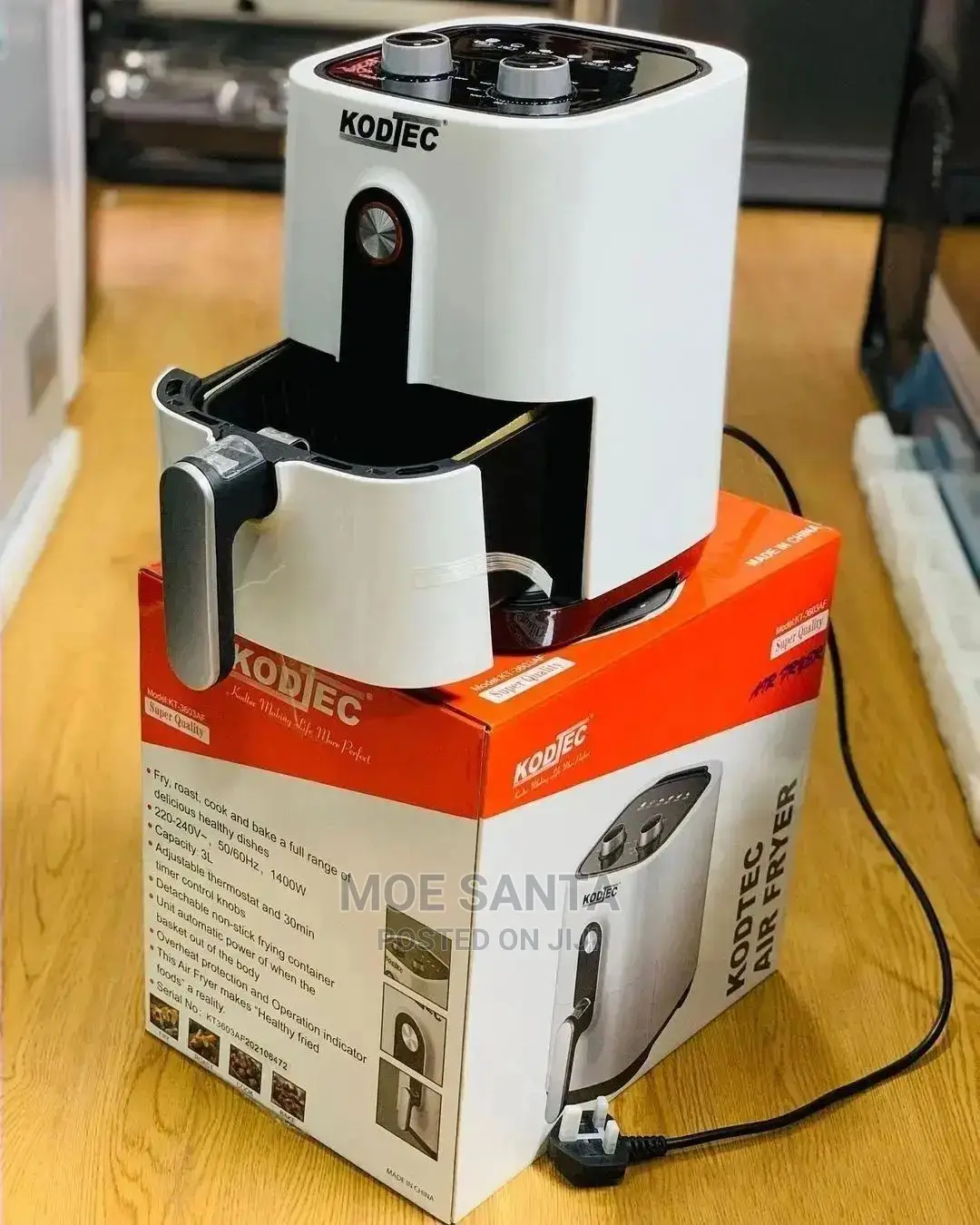 Kodtec Air Fryer Litre 3