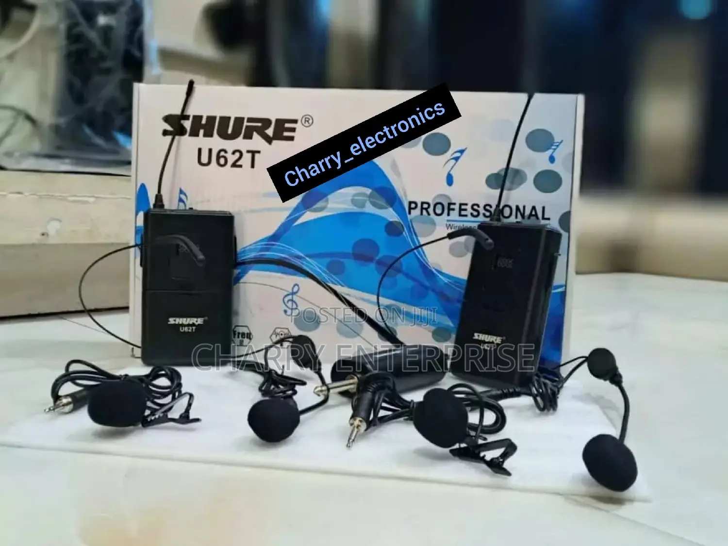 Shure Wireless Microphone/ Mic High Quality 2 Headset 2 Pin