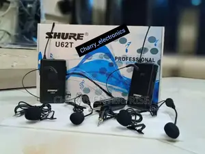 Shure Wireless Microphone/ Mic High Quality 2 Headset 2 Pin