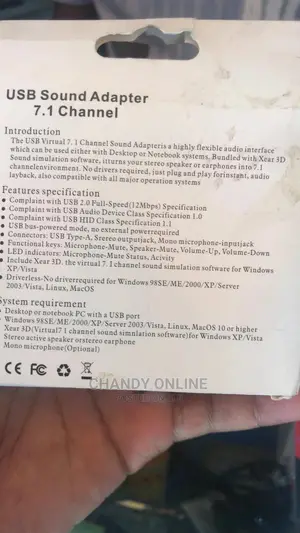 Sound Card /Audio Adapter