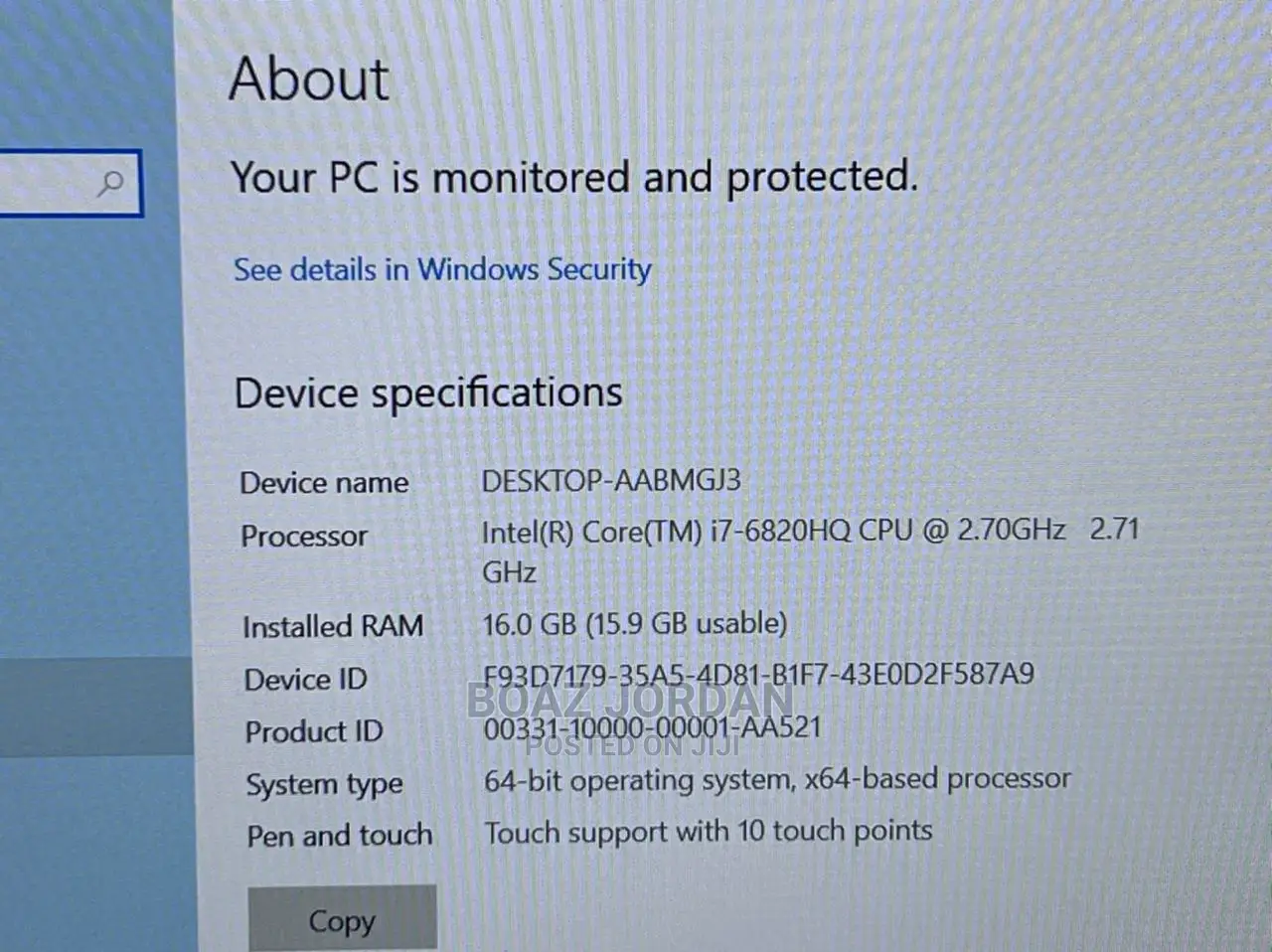 New Laptop HP Zbook Studio G7 16GB Intel Core I7 SSD 512GB
