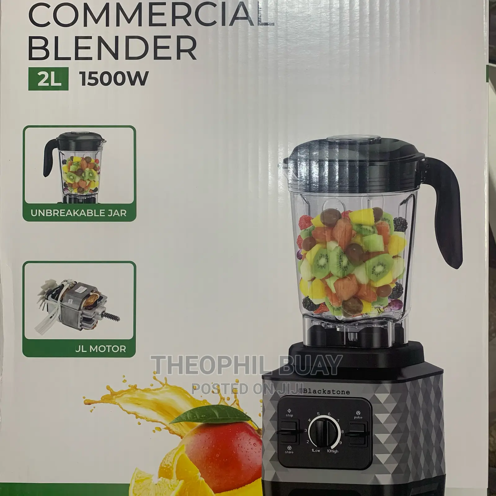 Blackstone Commercial Blender 2L With 1500W