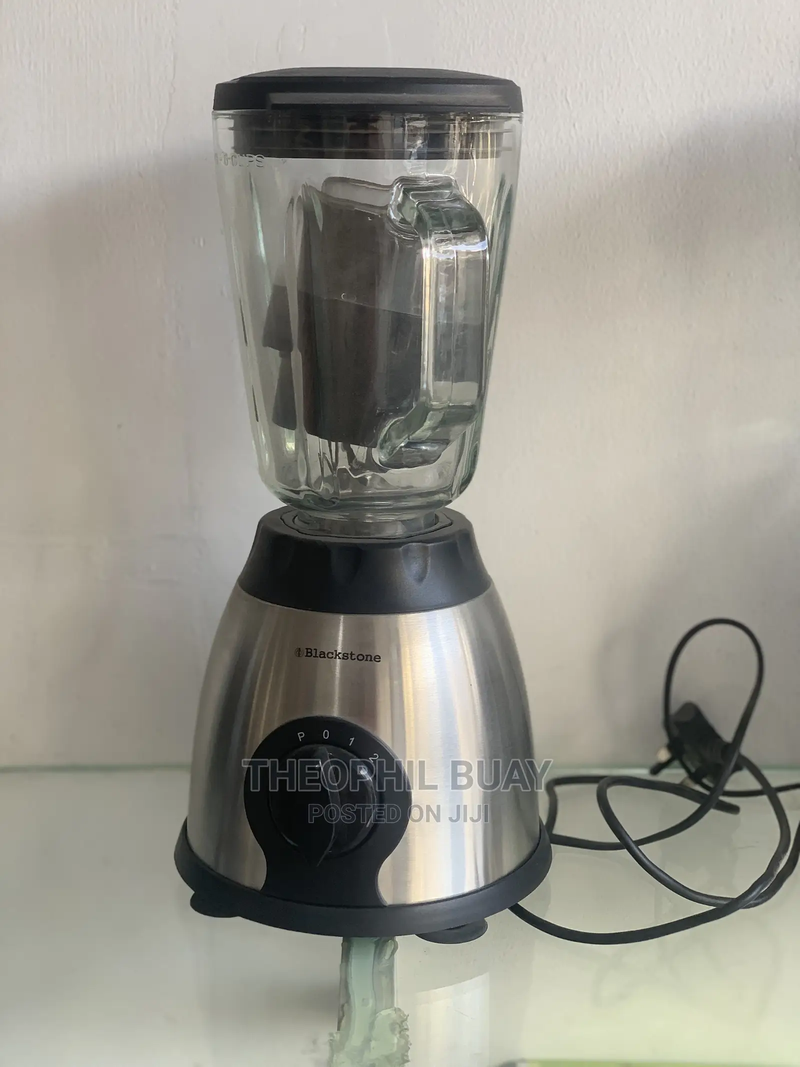 Blackstone Heavy Glass Jug