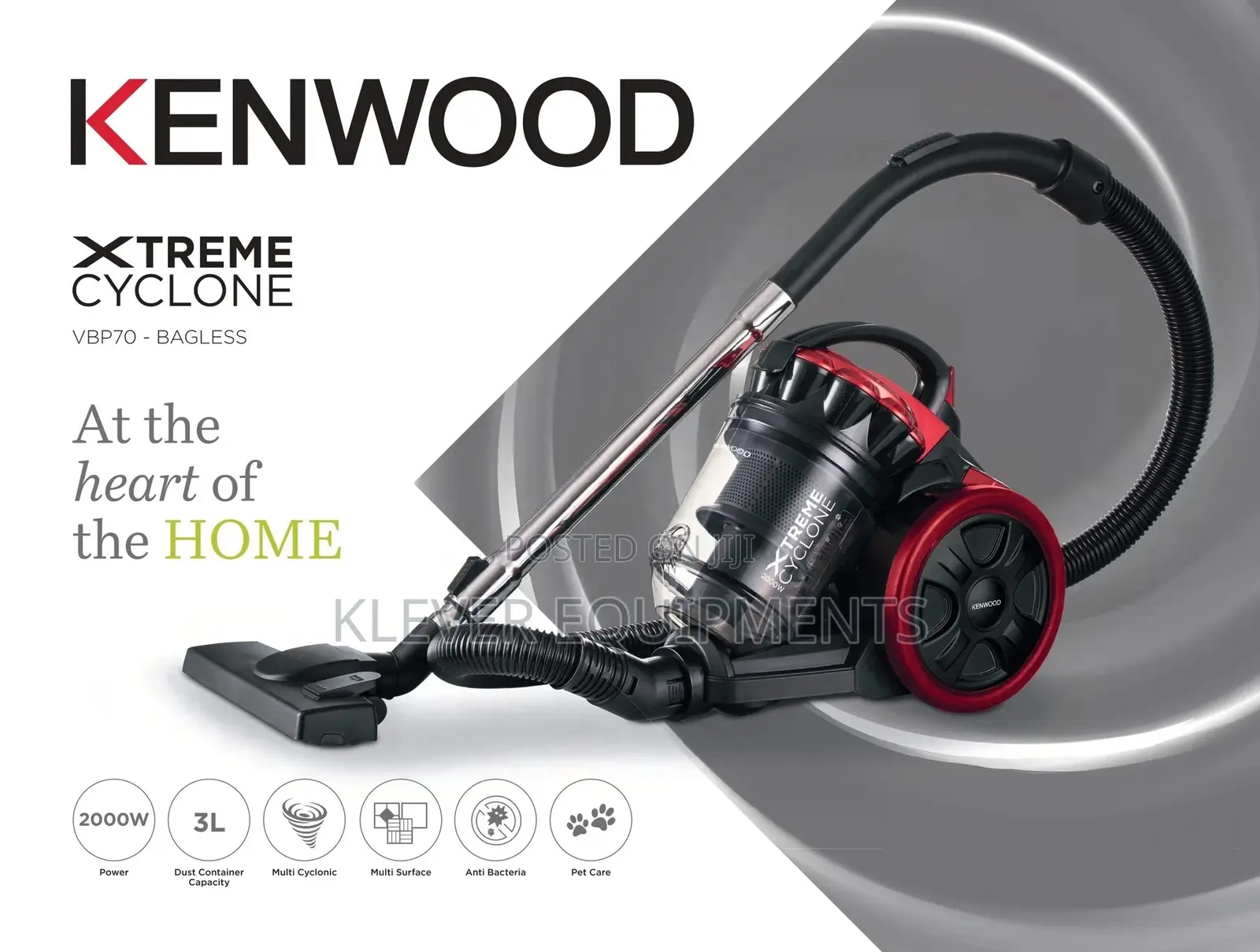 KENWOOD 3litres Vacuum Cleaner