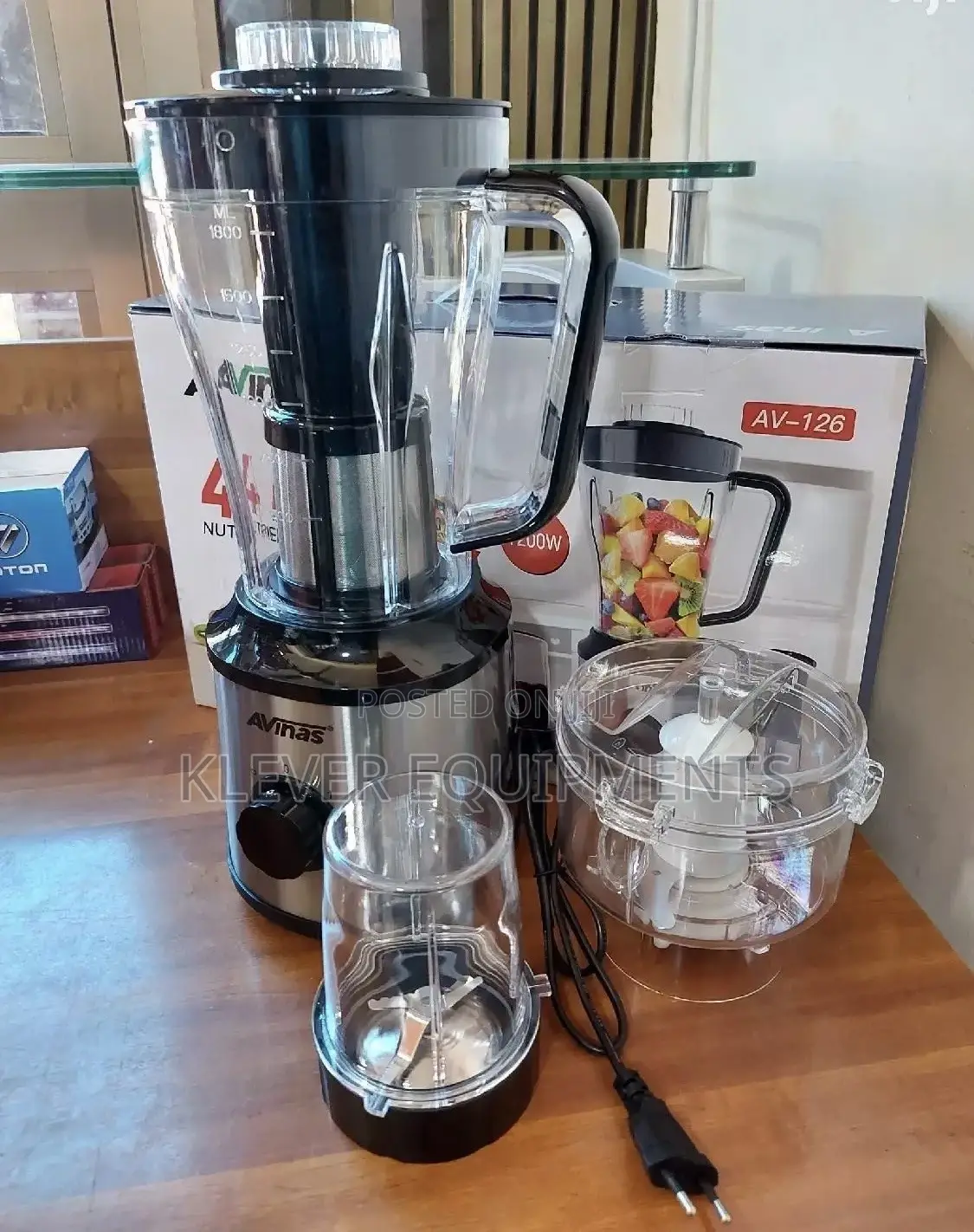 Avinas 4 in 1 Blender 1200watts