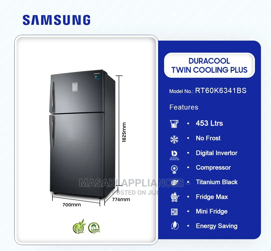 Samsung Top Freezer Refrigerator 441 Litres RT43K6300BS/MR