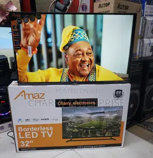 🪵Amaz Borderless/ Frameless LED Tv 32 Inch