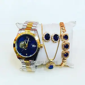 Set of Watch +Necklace+Earrings+Bracelet