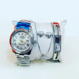 Set of Watch +Necklace+Earrings+Bracelet