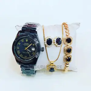 Set of Watch +Necklace+Earrings+Bracelet
