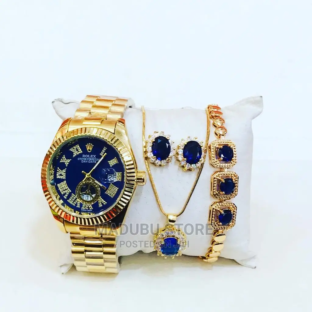 Set of Watch +Necklace+Earrings+Bracelet