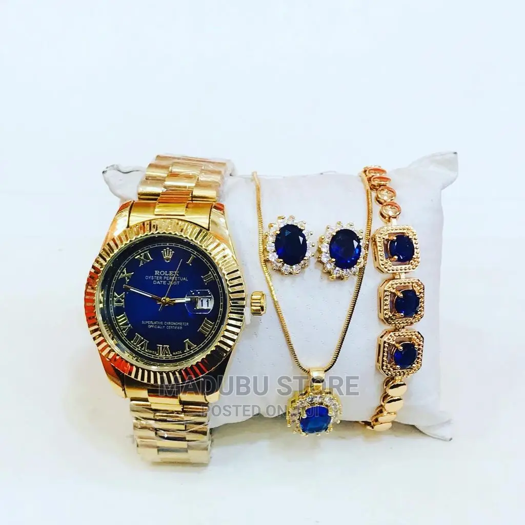 Set of Watch +Necklace+Earrings+Bracelet