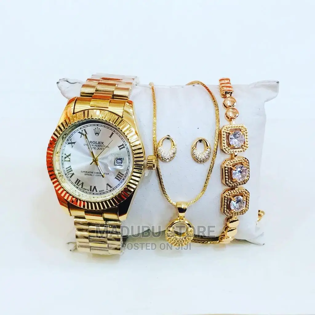 Set of Watch +Necklace+Earrings+Bracelet