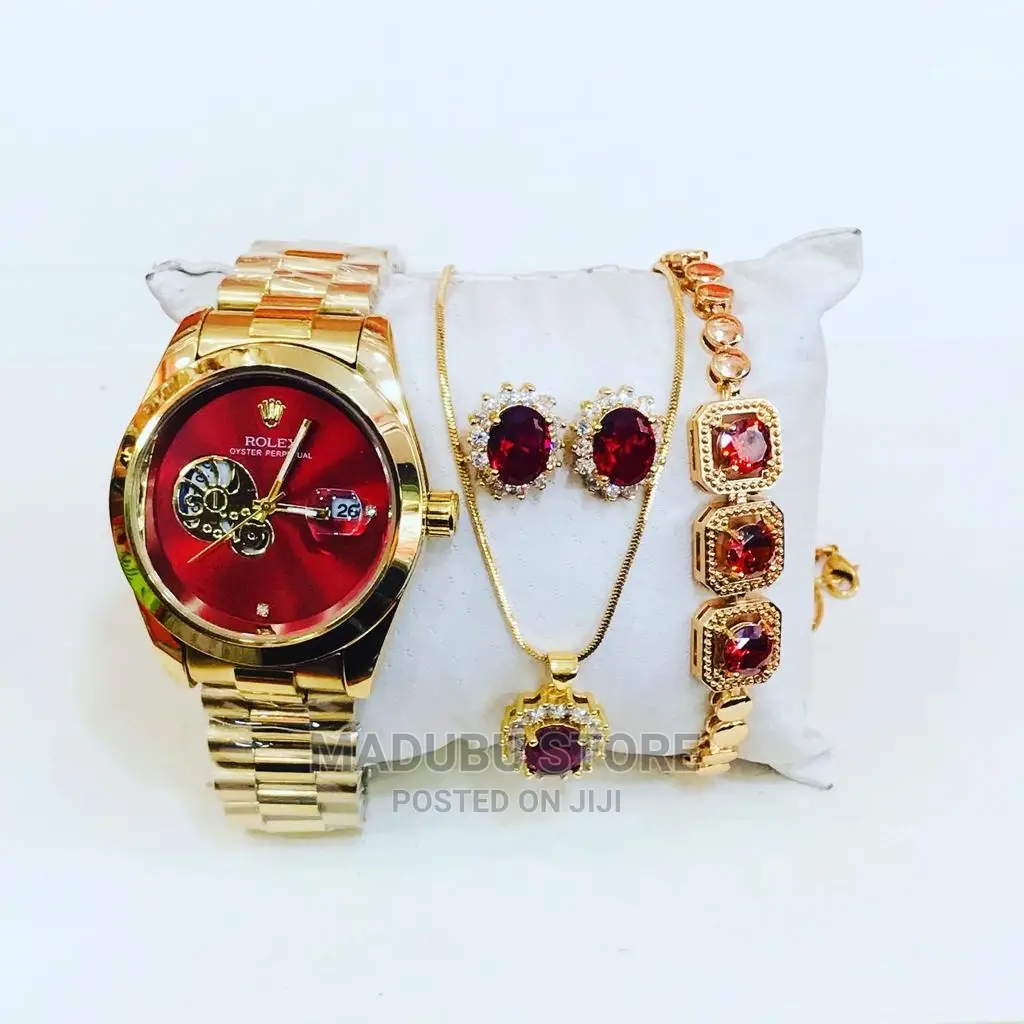 Set of Watch +Necklace+Earrings+Bracelet