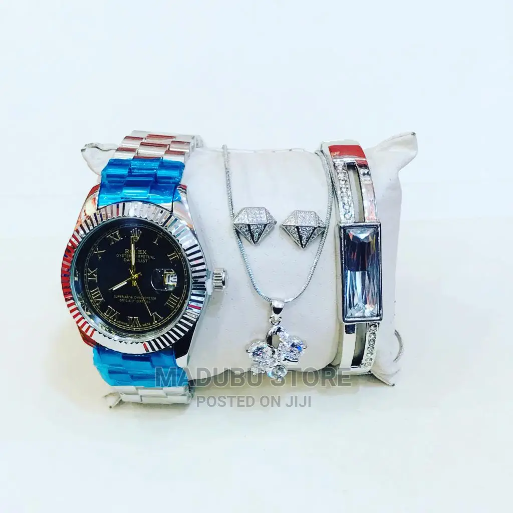 Set of Watch +Necklace+Earrings+Bracelet