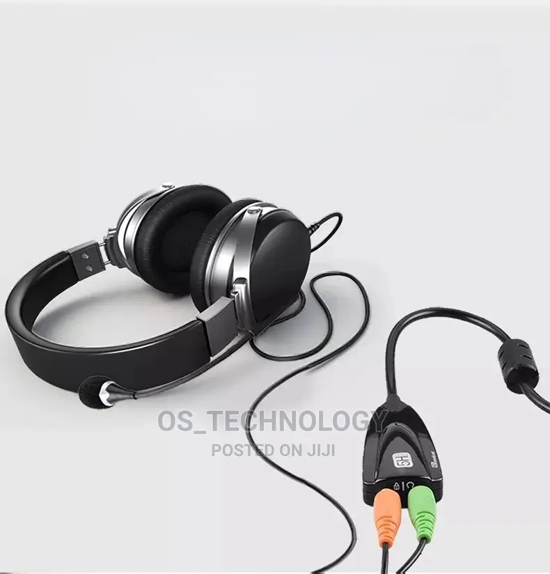 Original Sound Card External USB 2.0 Audio Mic Clear Record