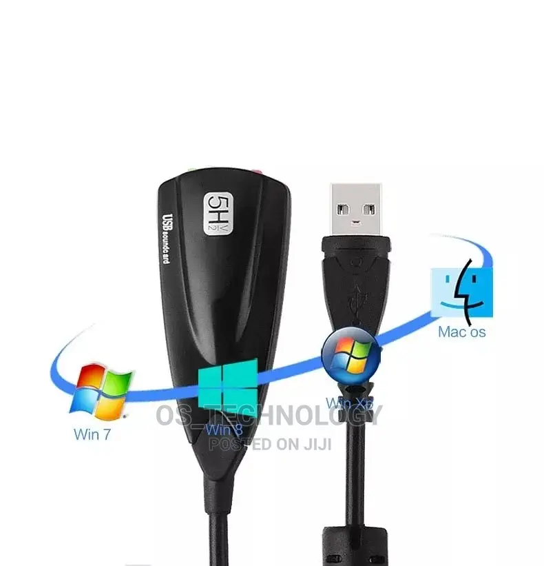 Original Sound Card External USB 2.0 Audio Mic Clear Record
