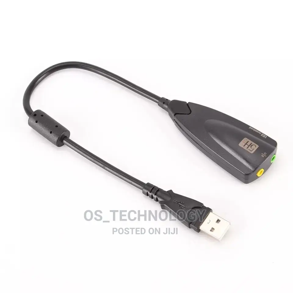 Original Sound Card External USB 2.0 Audio Mic Clear Record