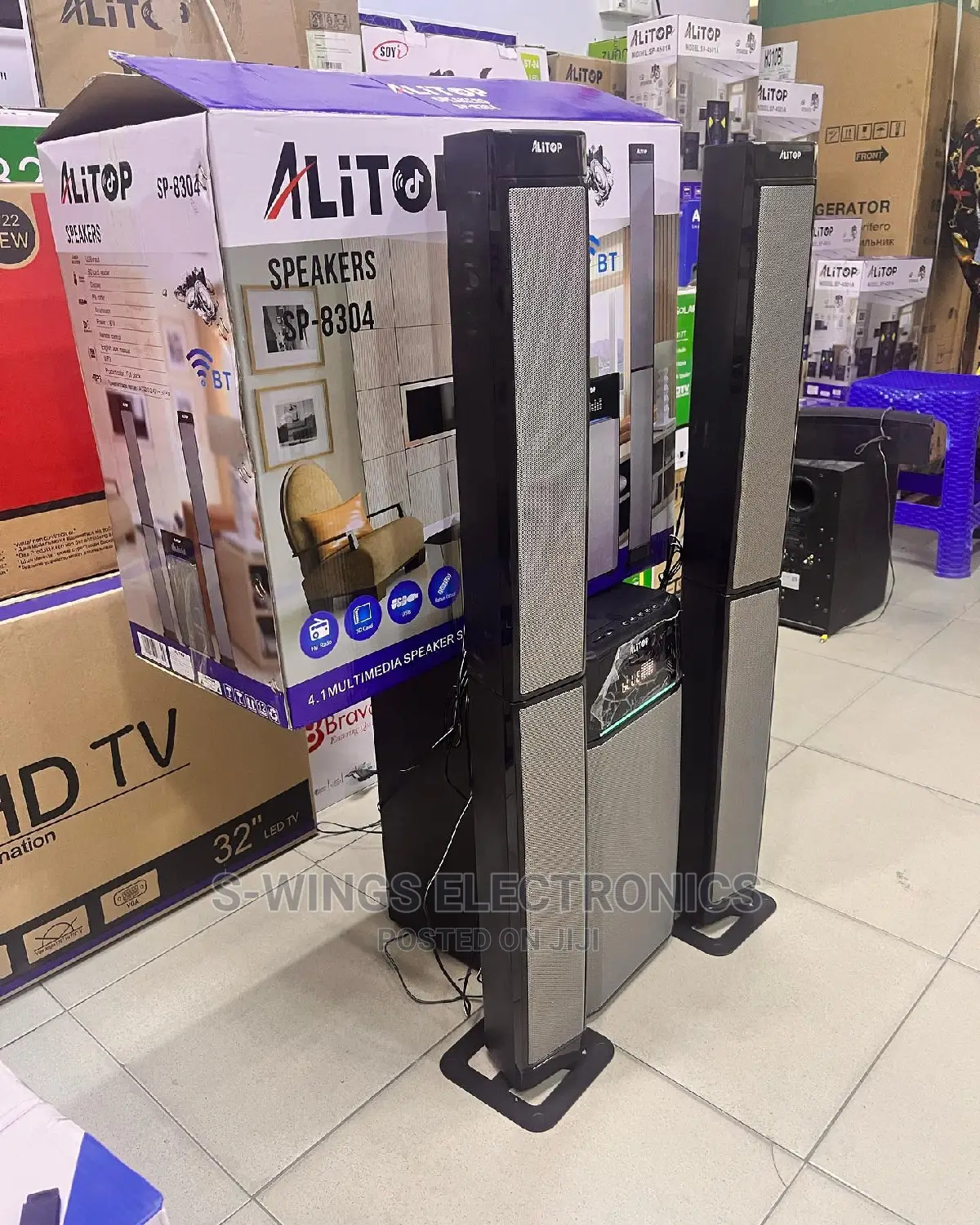 Alitop Subwoofer Long Speakers