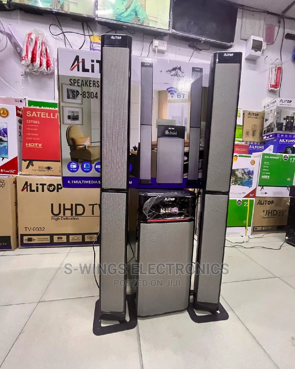 Alitop Subwoofer Long Speakers
