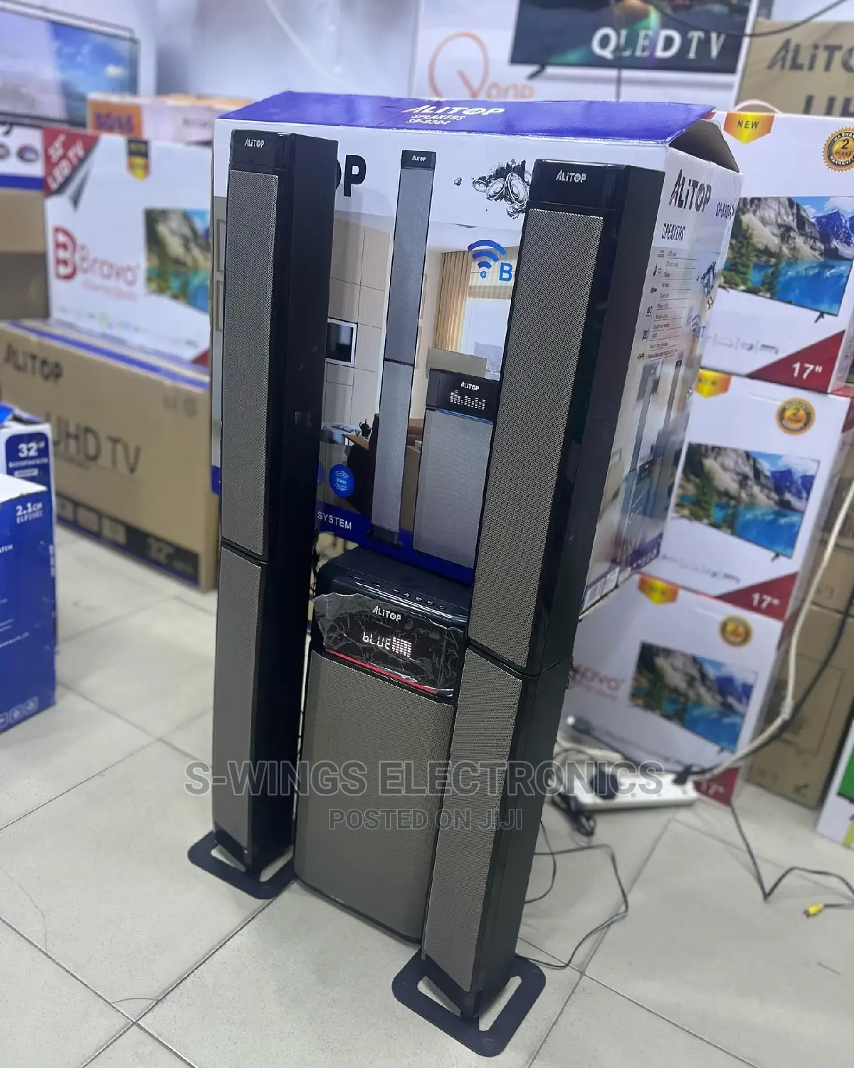 Alitop Subwoofer Long Speakers