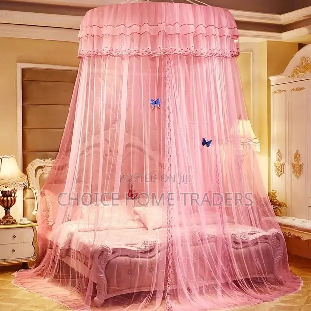 Pink Round Mosquito Net