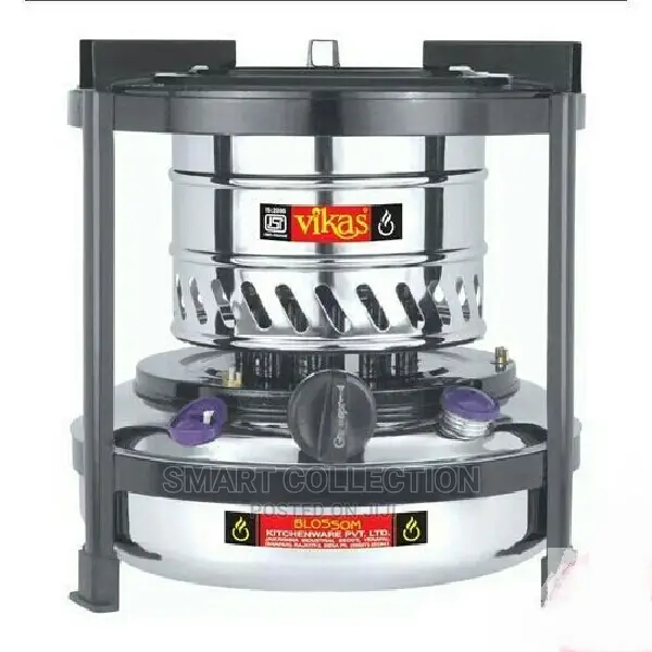 Vikas Stainless Paraffin Stove - Silver