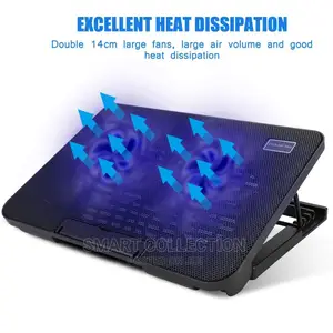 N99 Laptop Cooling Pad With 2 Fans for Laptop, Notebook