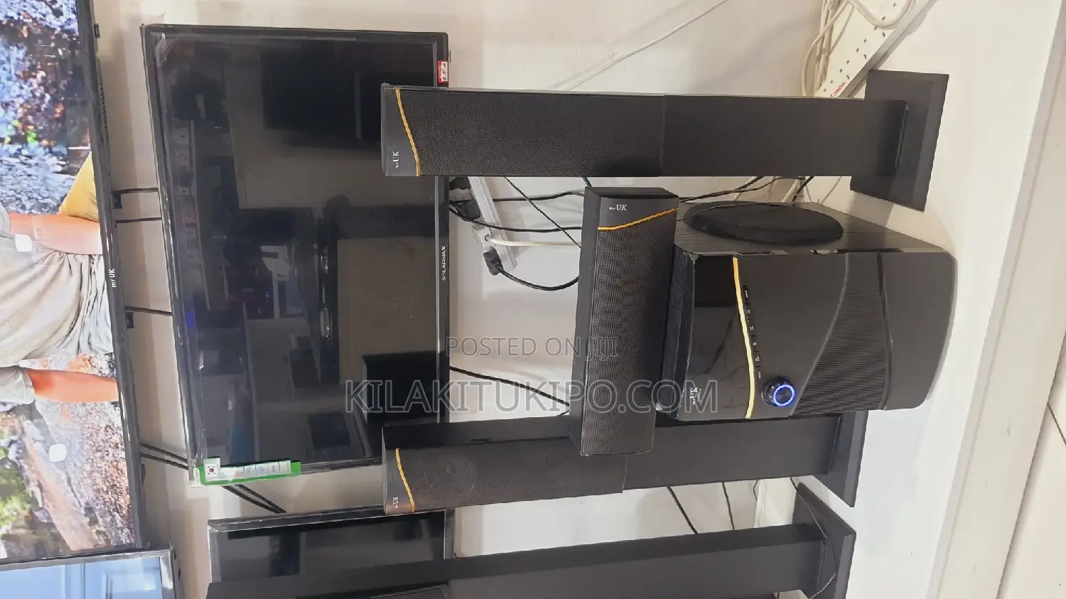 Mr.Uk Sabwoofer With Tower Speaker