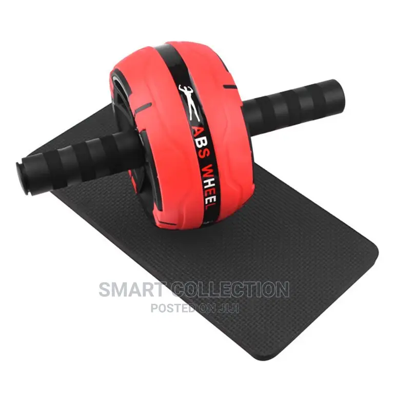 Set With Abs Roller Push-Up Bar Rope Hand Grips Knee Pad