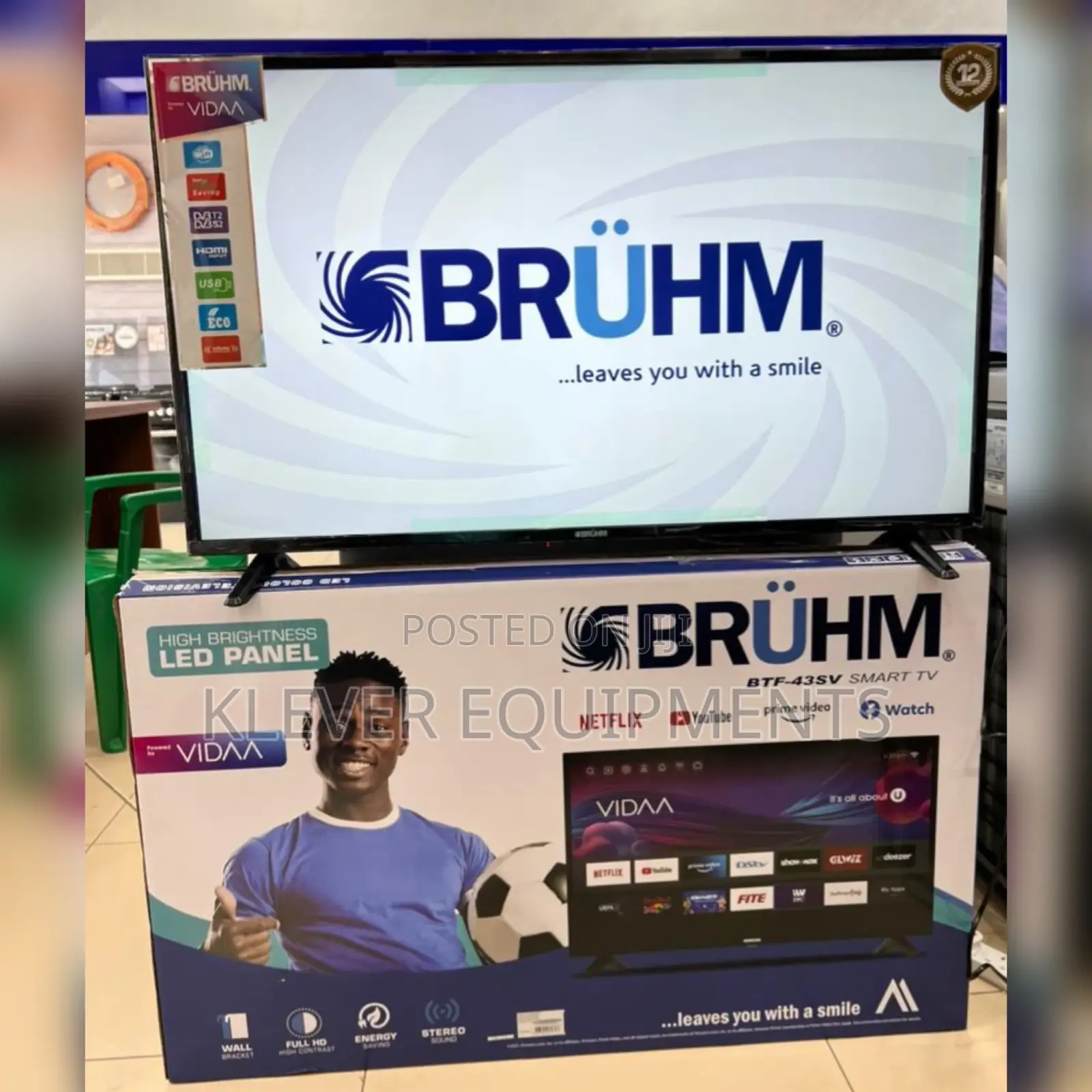 Bruhm Inch43 Smart Tv