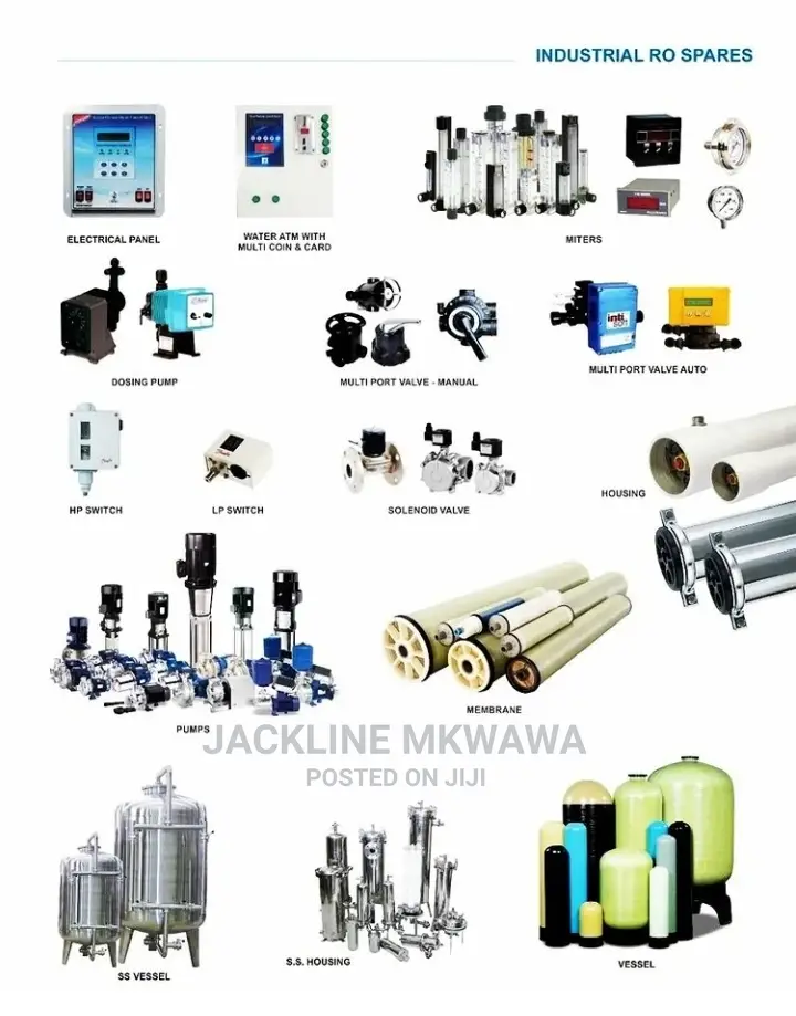 Vipuri Vya Machine Za Kuchuja Maji Chumvi