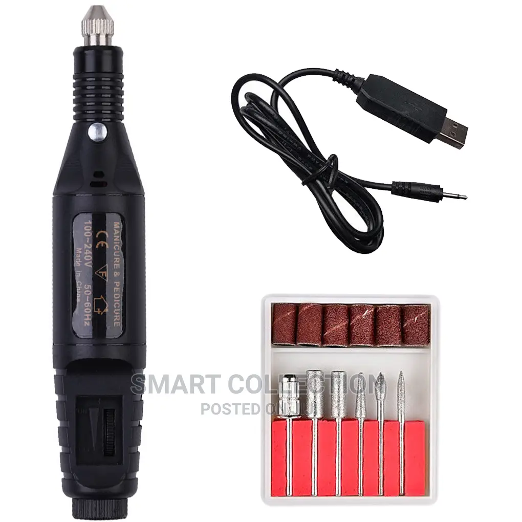 Electric Manicure Machine Nail Drill Bits Gel Polish Remover