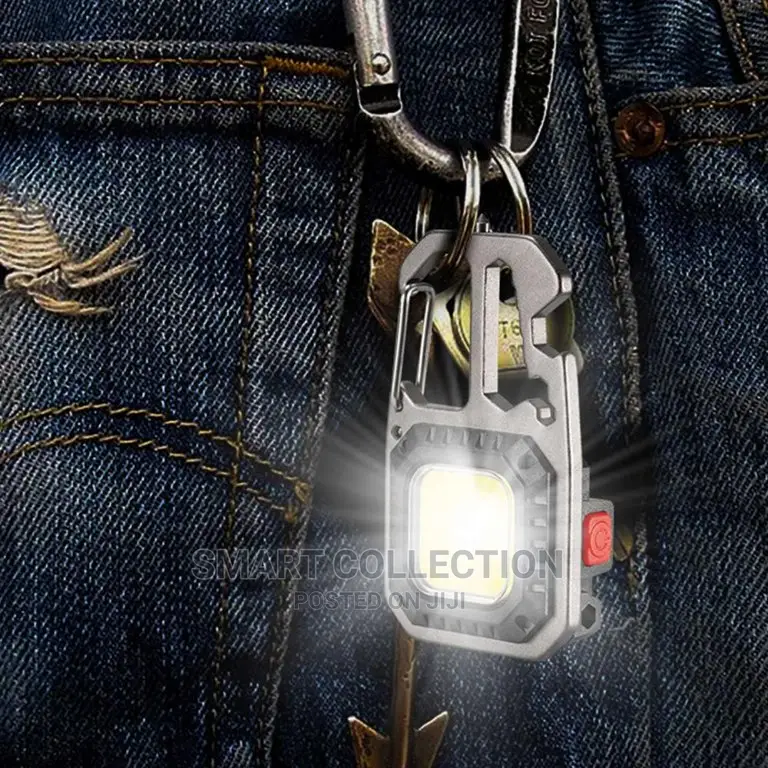 Keychain Flashlights Rechargeable Camping With Screwdriver