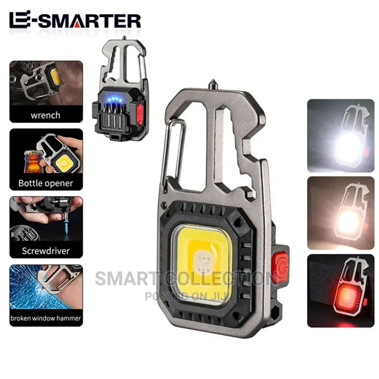 Keychain Flashlights Rechargeable Camping With Screwdriver