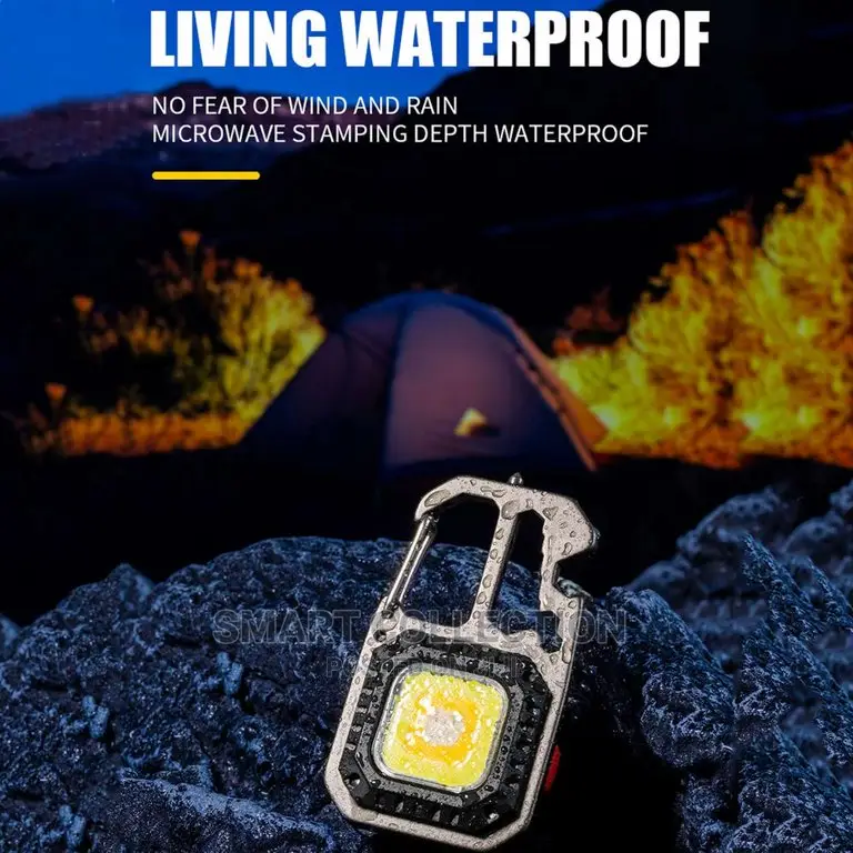 Keychain Flashlights Rechargeable Camping With Screwdriver