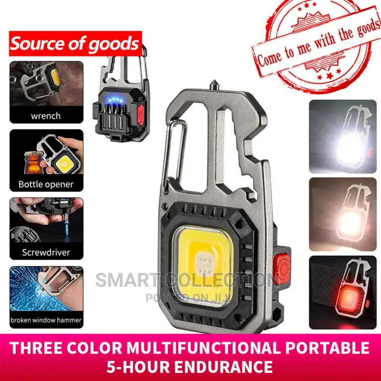 Keychain Flashlights Rechargeable Camping With Screwdriver