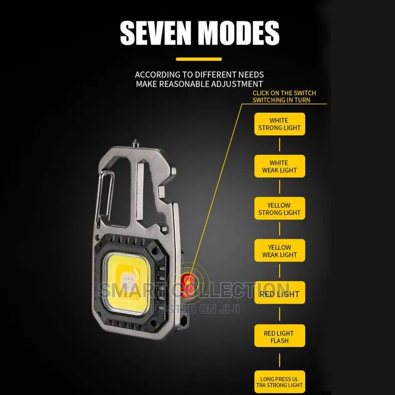 Keychain Flashlights Rechargeable Camping With Screwdriver