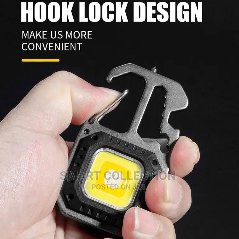 Keychain Flashlights Rechargeable Camping With Screwdriver