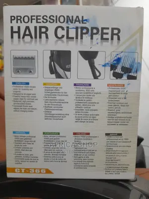Ct-366 HTC Professional Hair Clipper With Attachment