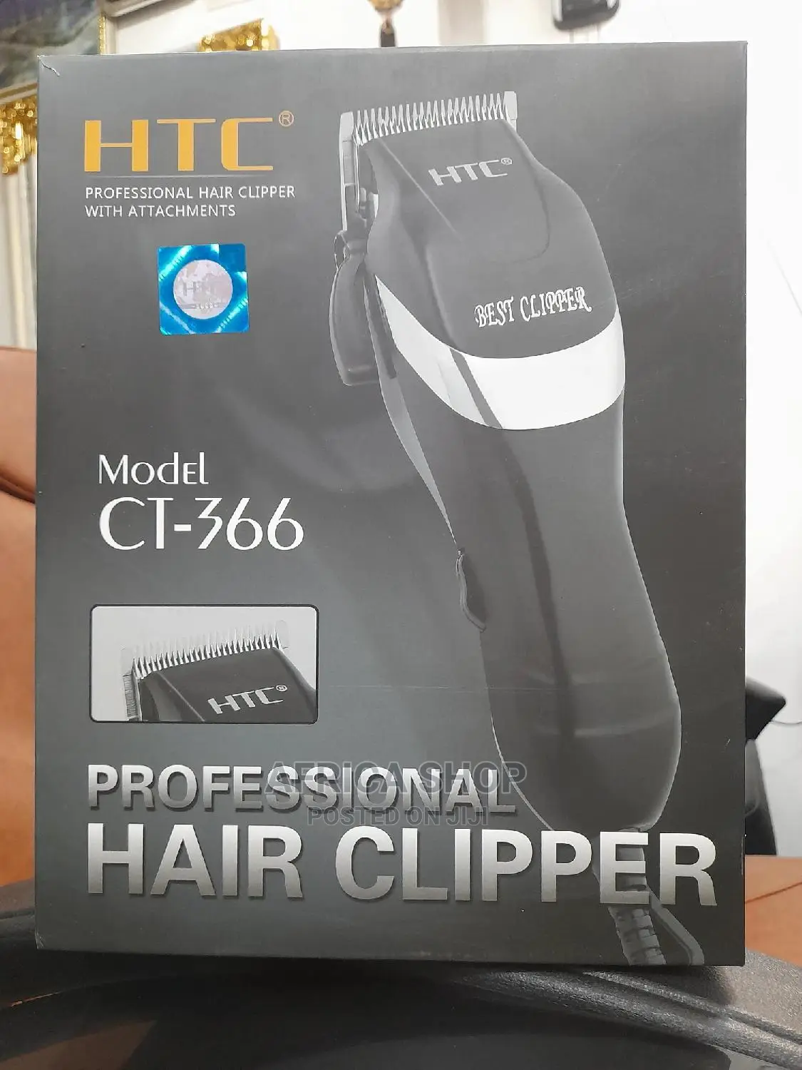 Ct-366 HTC Professional Hair Clipper With Attachment